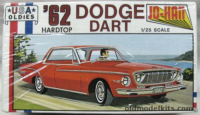 Jo-Han 1/25 1962 Dodge Dart 2 Door Hardtop, C-4162 plastic model kit
